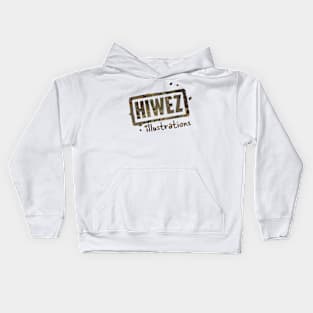 HIWEZ logo Flecktarn Kids Hoodie